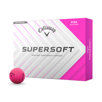Callaway Supersoft Golf Balls - Matte Pink - 2 Dozen Pack
