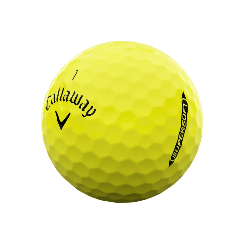 Callaway Supersoft Golf Balls - Yellow - One Dozen