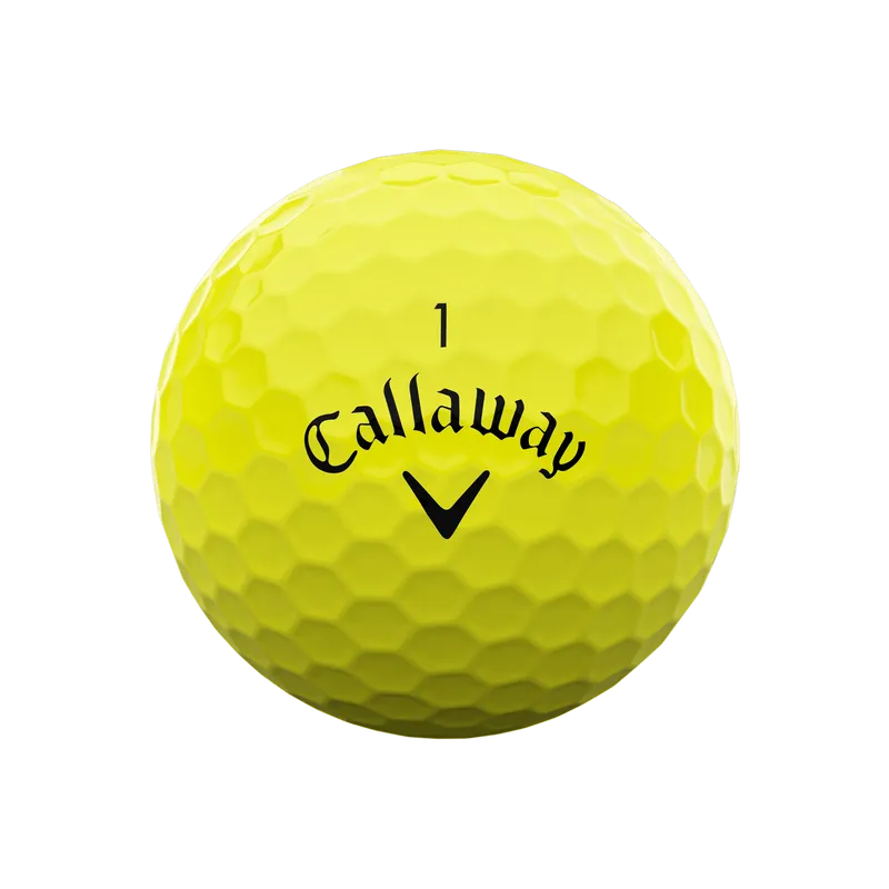 Callaway Supersoft Golf Balls - Yellow - One Dozen