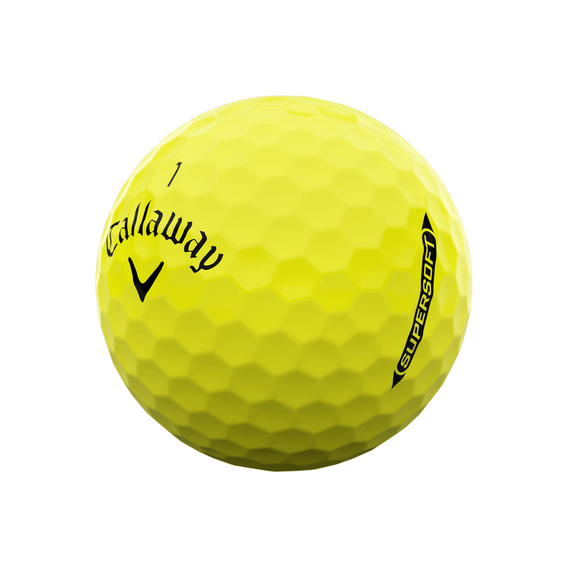 Callaway Supersoft Golf Balls - Yellow - One Dozen