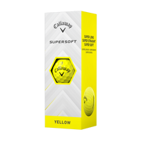 Callaway Supersoft Golf Balls - Yellow - One Dozen