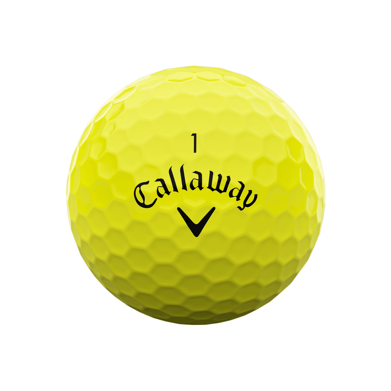 Callaway Supersoft Golf Balls - Yellow - One Dozen