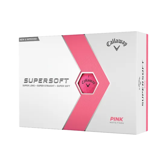 Callaway Supersoft 23 Matte Colors Golf Balls - Personalization