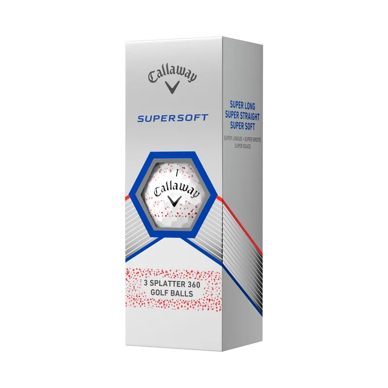 Callaway Supersoft Splatter 360 Golf Balls