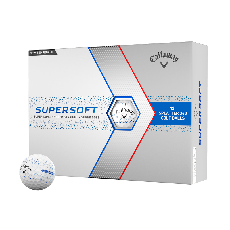 Callaway Supersoft Splatter 360 Golf Balls
