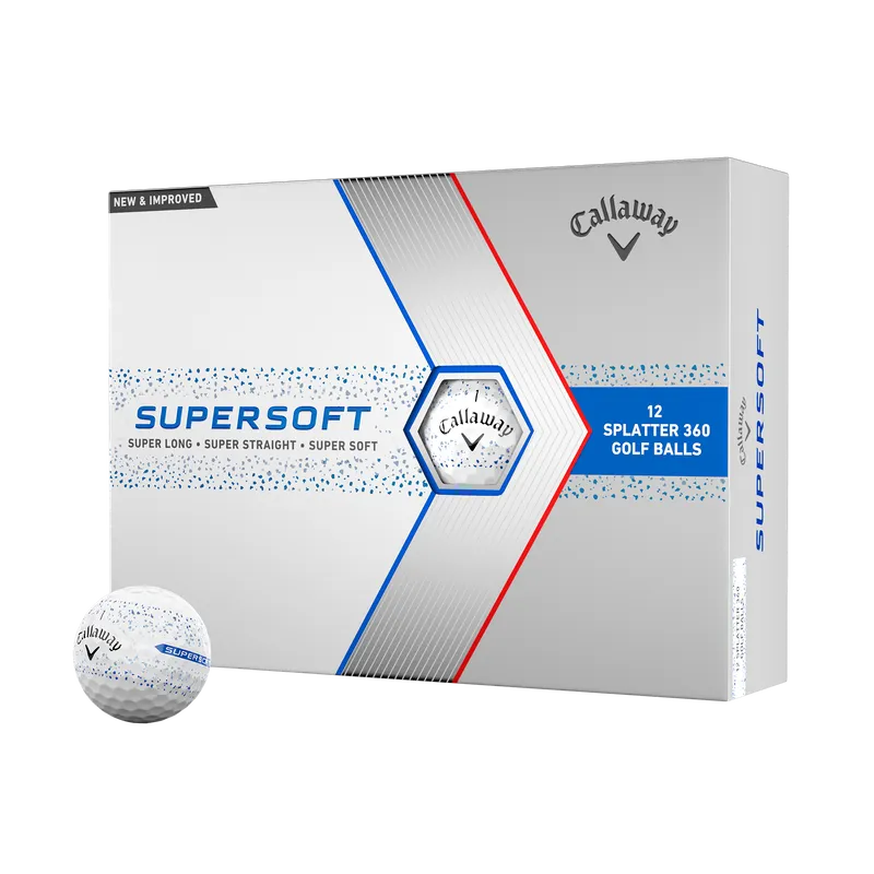 Callaway Supersoft Splatter 360 Golf Balls