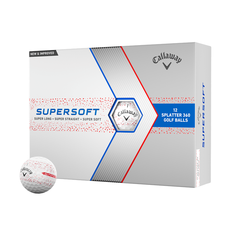 Callaway Supersoft Splatter 360 Golf Balls