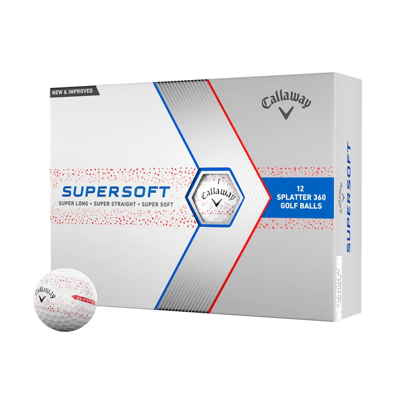 Callaway Supersoft Splatter 360 Golf Balls