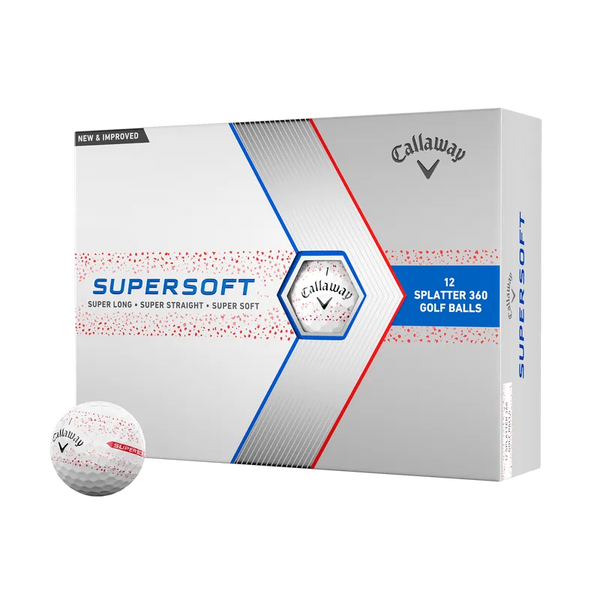 Callaway Supersoft Splatter 360 Golf Balls