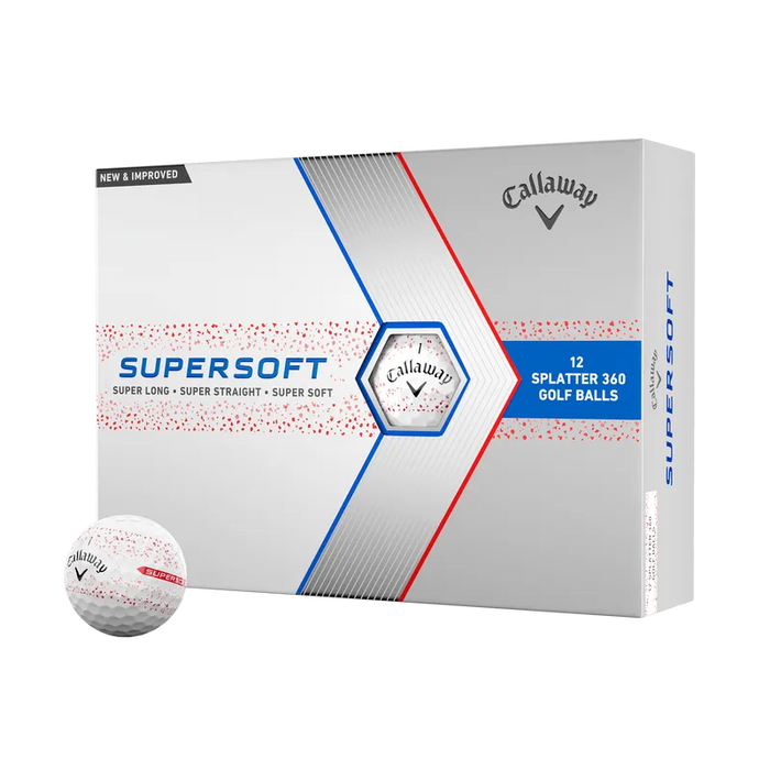 Callaway Supersoft Splatter 360 Golf Balls