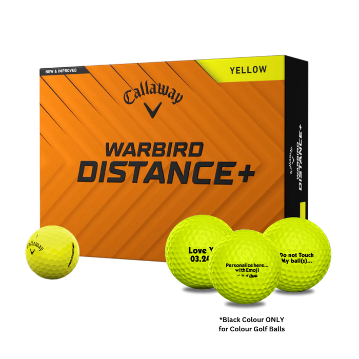 Callaway Warbird Distance+ Golf Balls - Personalization
