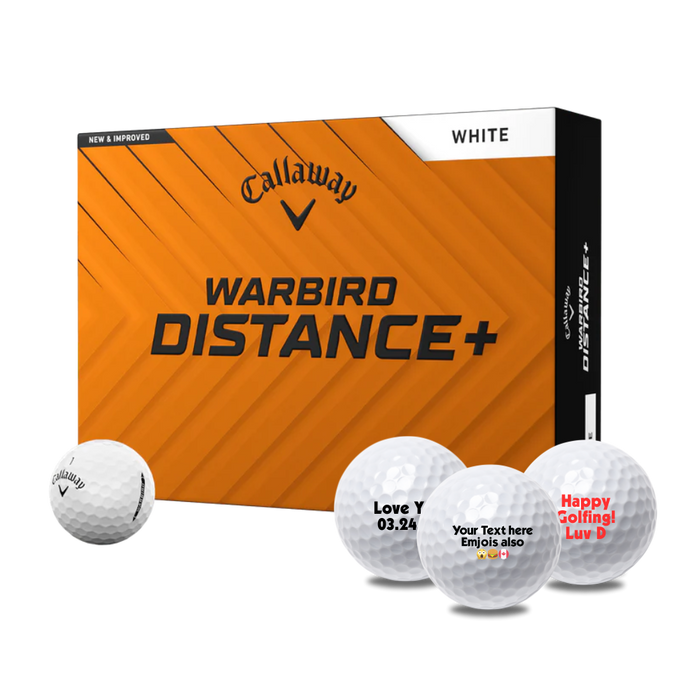 Callaway Warbird Distance+ Golf Balls - Personalization