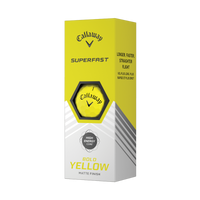 Callaway Superfast 22 Golf Balls - Bold Yellow - 15 Pack