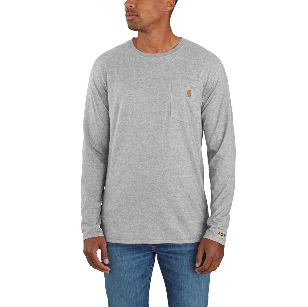 Carhartt FORCE Relaxed Fit Midweight Long-Sleeve Pocket T-Shirt