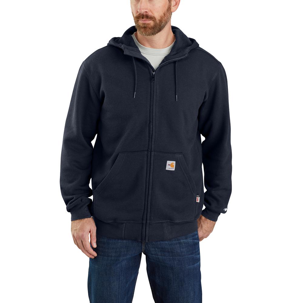 Carhartt Flame Resistant Force Original Fit Midweight Hooded Zip Front Sweatshirt