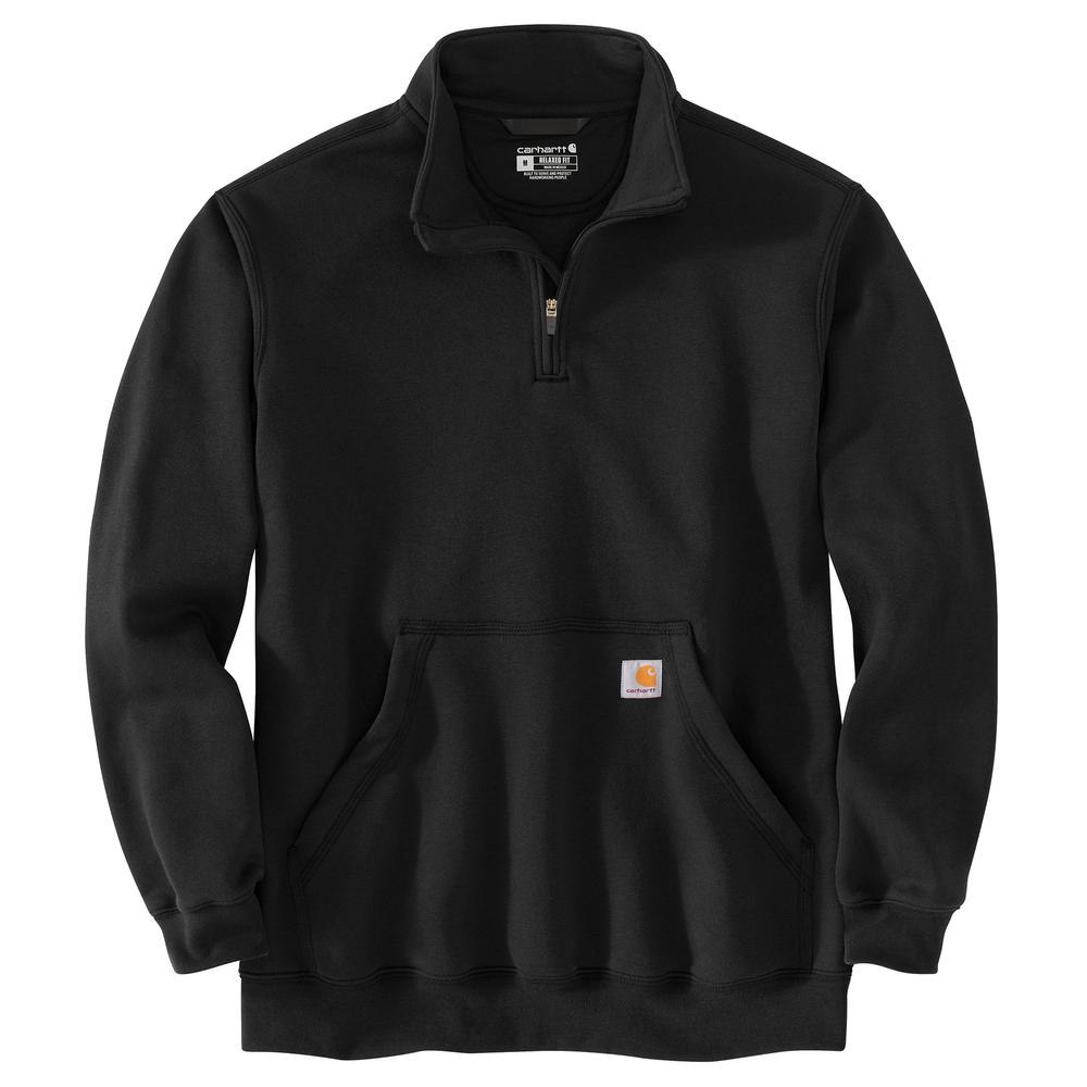 Carhartt Men's Loose Fit Midweight 1/4 Zip Mock Neck Sweatshirt