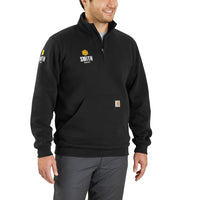 Carhartt Men's Loose Fit Midweight 1/4 Zip Mock Neck Sweatshirt