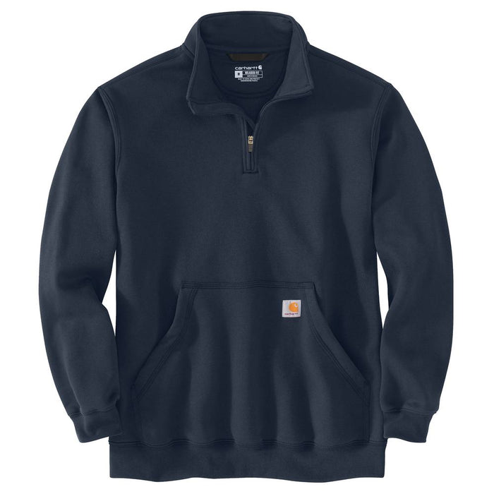Carhartt Men's Loose Fit Midweight 1/4 Zip Mock Neck Sweatshirt