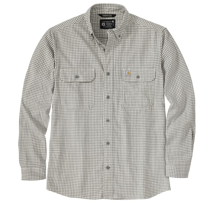 Carhartt Rugged Flex™ Lightweight Long-Sleeve Plaid Shirt