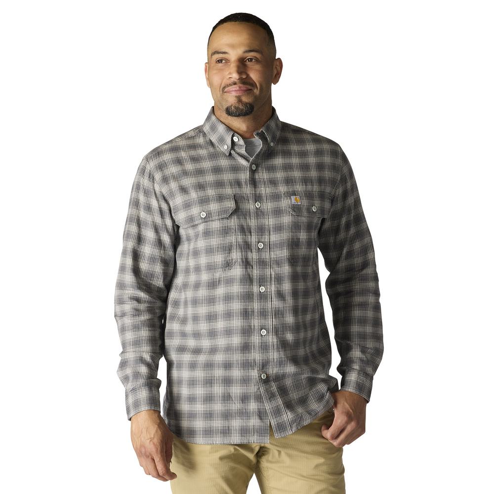 Carhartt Rugged Flex™ Lightweight Long-Sleeve Plaid Shirt