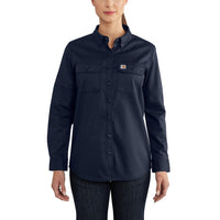 Carhartt Women's Flame Resistant Relaxed Fit Rugged Flex Twill Shirt