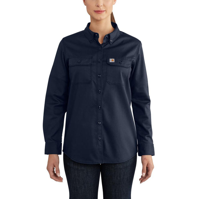Carhartt Women's Flame Resistant Relaxed Fit Rugged Flex Twill Shirt