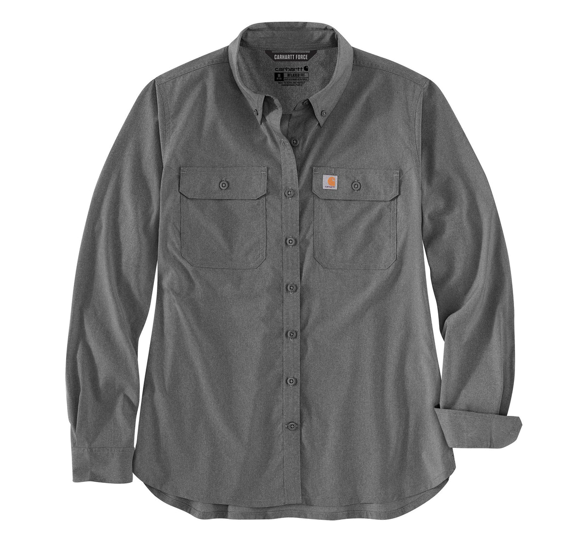 Carhartt Women's Force Relaxed Fit Lightweight Long-Sleeve Button Down Shirt