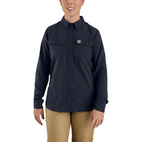 Carhartt Women's Force Relaxed Fit Lightweight Long-Sleeve Button Down Shirt
