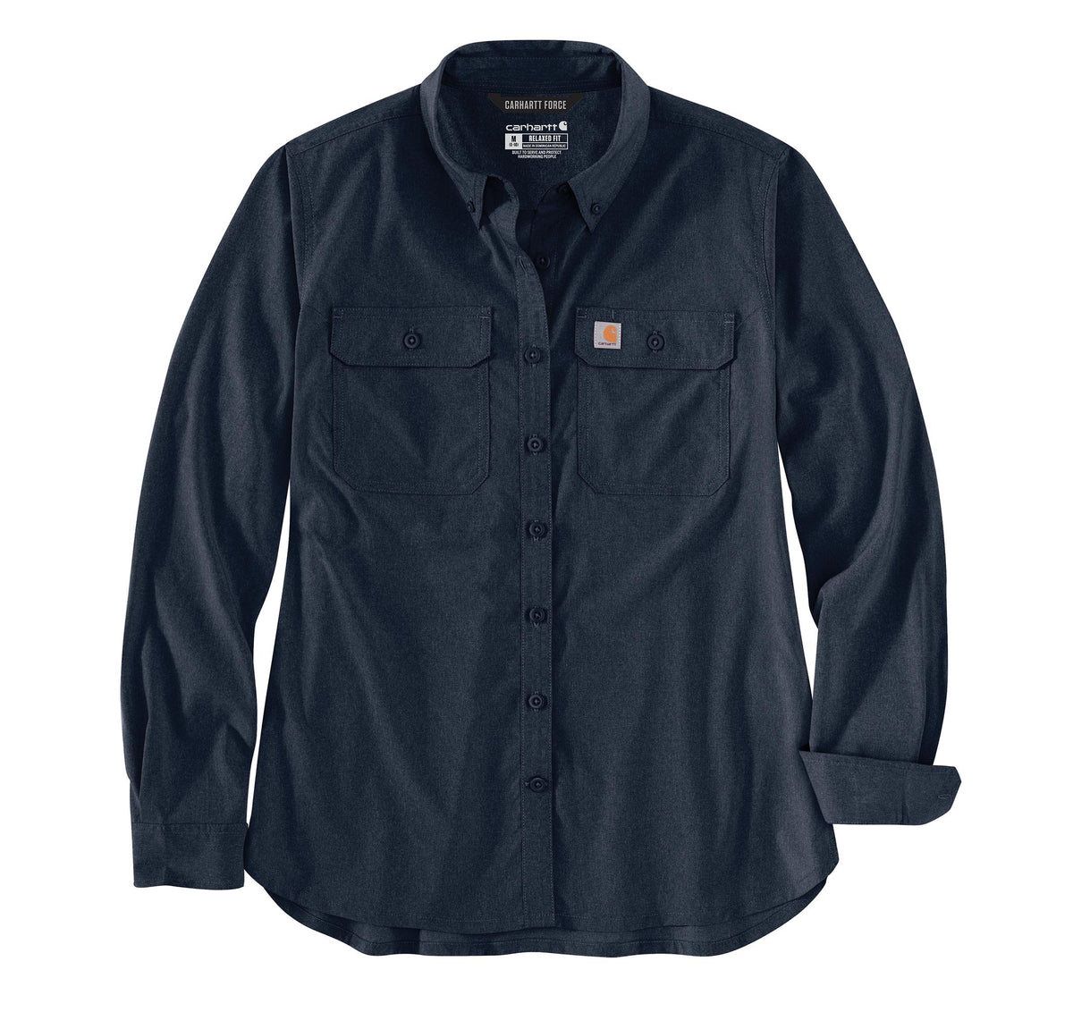 Carhartt Women's Force Relaxed Fit Lightweight Long-Sleeve Button Down Shirt