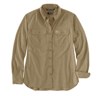 Carhartt Women's Force Relaxed Fit Lightweight Long-Sleeve Button Down Shirt