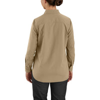Carhartt Women's Force Relaxed Fit Lightweight Long-Sleeve Button Down Shirt