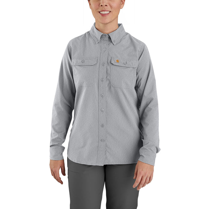 Carhartt Women's Force Relaxed Fit Lightweight Long-Sleeve Button Down Shirt