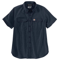 Carhartt Women's Force Relaxed Fit Lightweight Short-Sleeve Button Down Shirt
