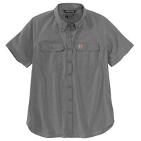 Carhartt Women's Force Relaxed Fit Lightweight Short-Sleeve Button Down Shirt