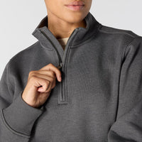 Carhartt Women's Relaxed Fit Midweight 1/4 Zip Mock Neck Sweatshirt
