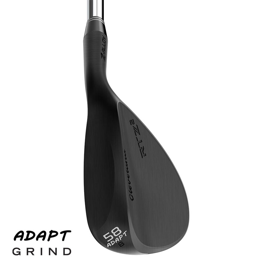 Cleveland RTZ 2 ADAPT Full-Face Wedges - Black Satin - Free Custom Options - PRE-ORDER