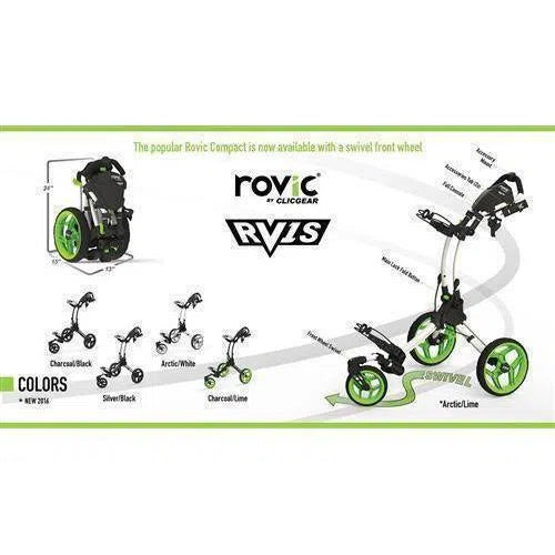 Clicgear Rovic RV1S 2.0 Swivel Golf Cart - Canadian Pro Shop Online