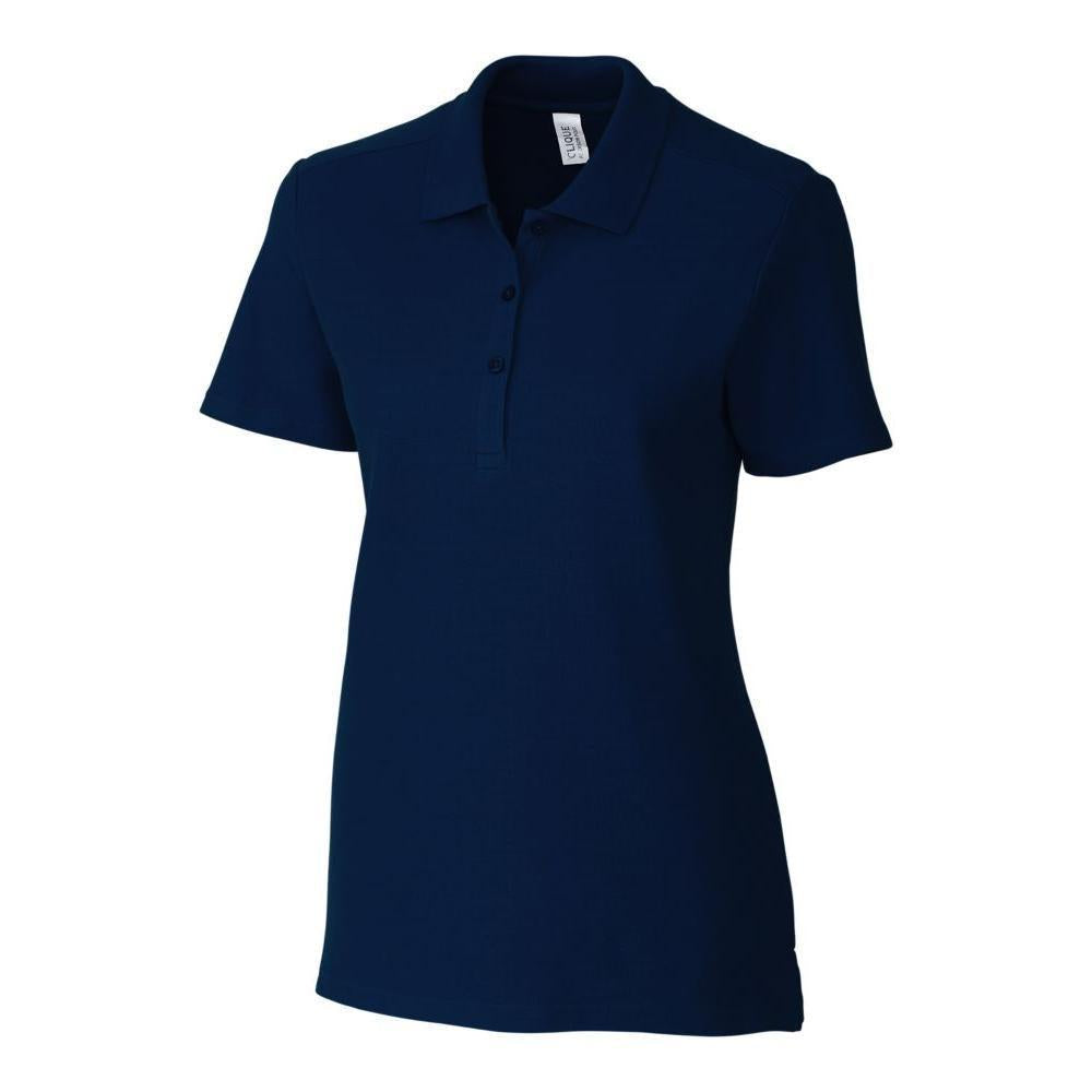 Clique Addison All Cotton Pique Womens Polo