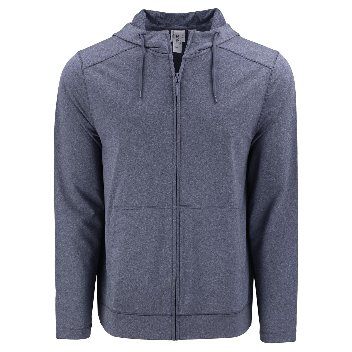 Clique Dash Recycled Mens Full Zip Hooded Sweatshirt