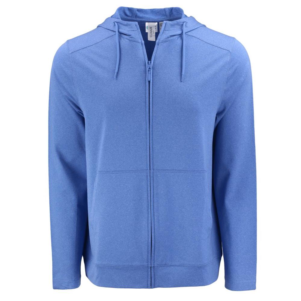 Clique Dash Recycled Mens Full Zip Hooded Sweatshirt