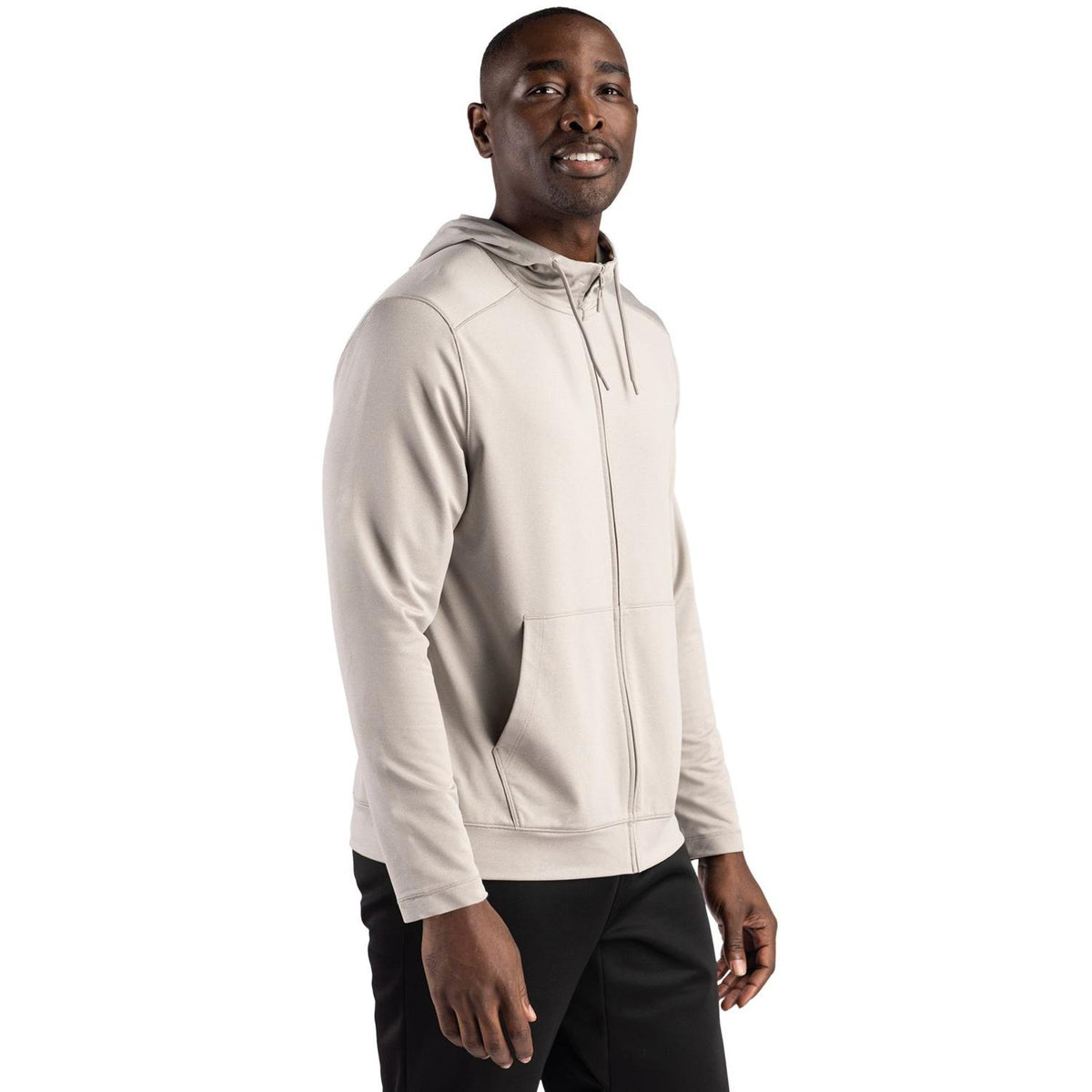 Clique Dash Recycled Mens Full Zip Hooded Sweatshirt