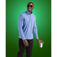 Clique Dash Recycled Mens Quarter Zip Sweatshirt