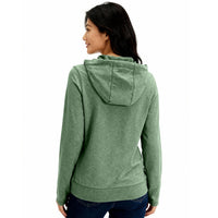 Clique Dash Recycled Womens Full Zip Hooded Sweatshirt