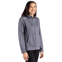 Clique Dash Recycled Womens Full Zip Hooded Sweatshirt