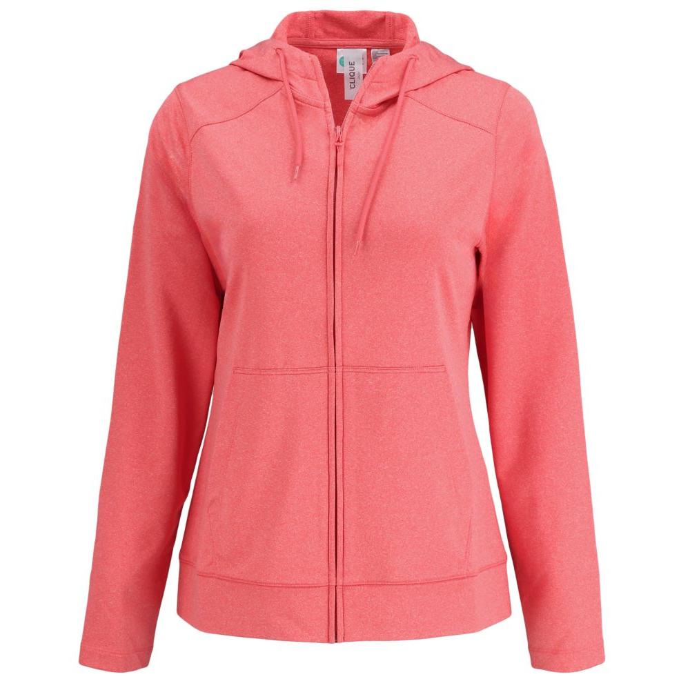 Clique Dash Recycled Womens Full Zip Hooded Sweatshirt
