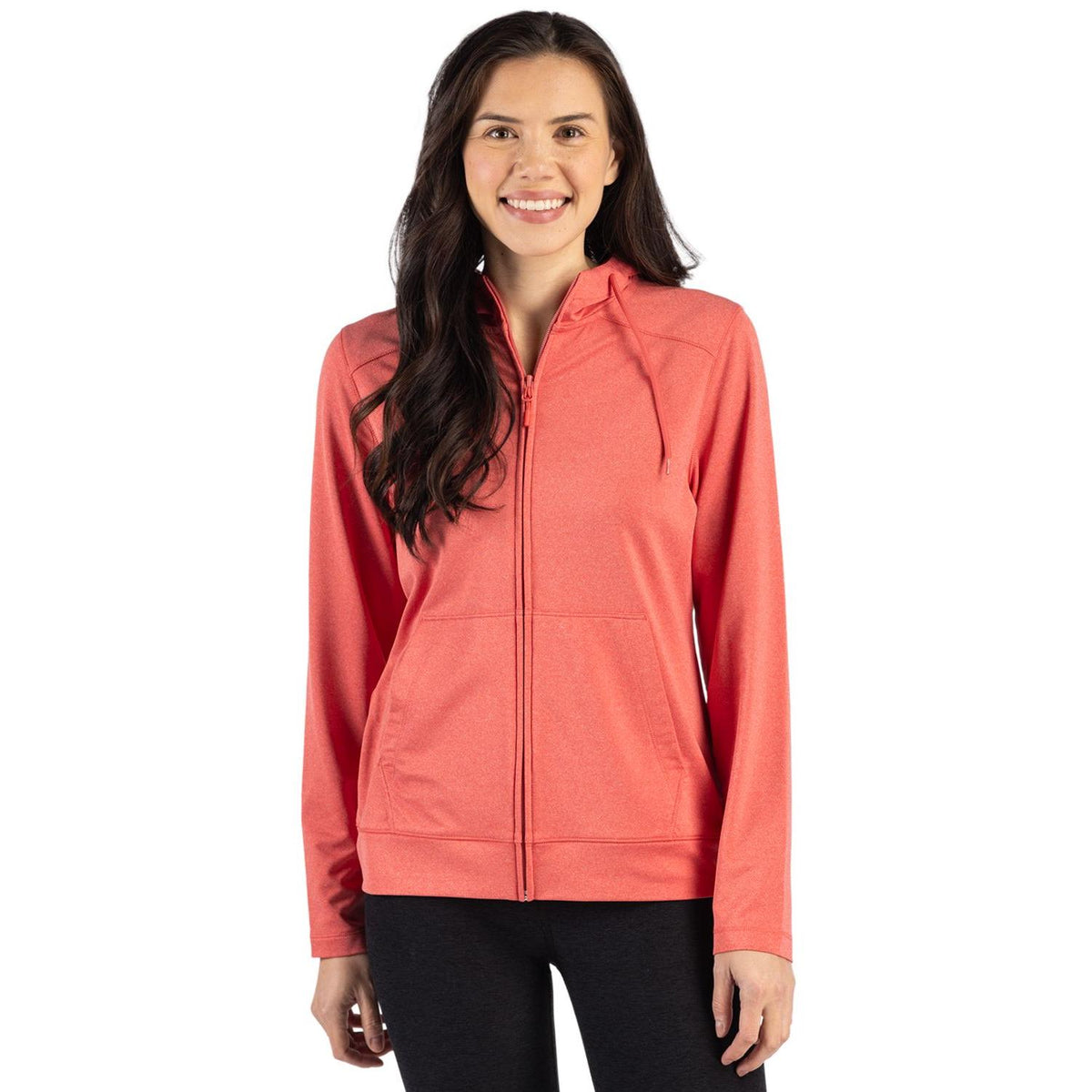 Clique Dash Recycled Womens Full Zip Hooded Sweatshirt