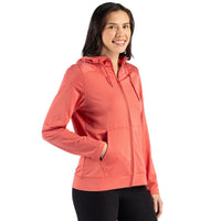 Clique Dash Recycled Womens Full Zip Hooded Sweatshirt