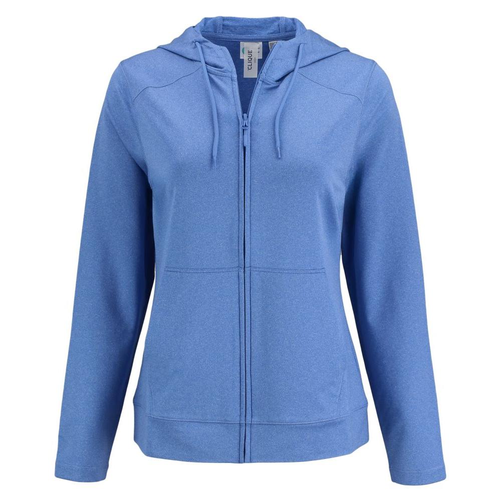 Clique Dash Recycled Womens Full Zip Hooded Sweatshirt