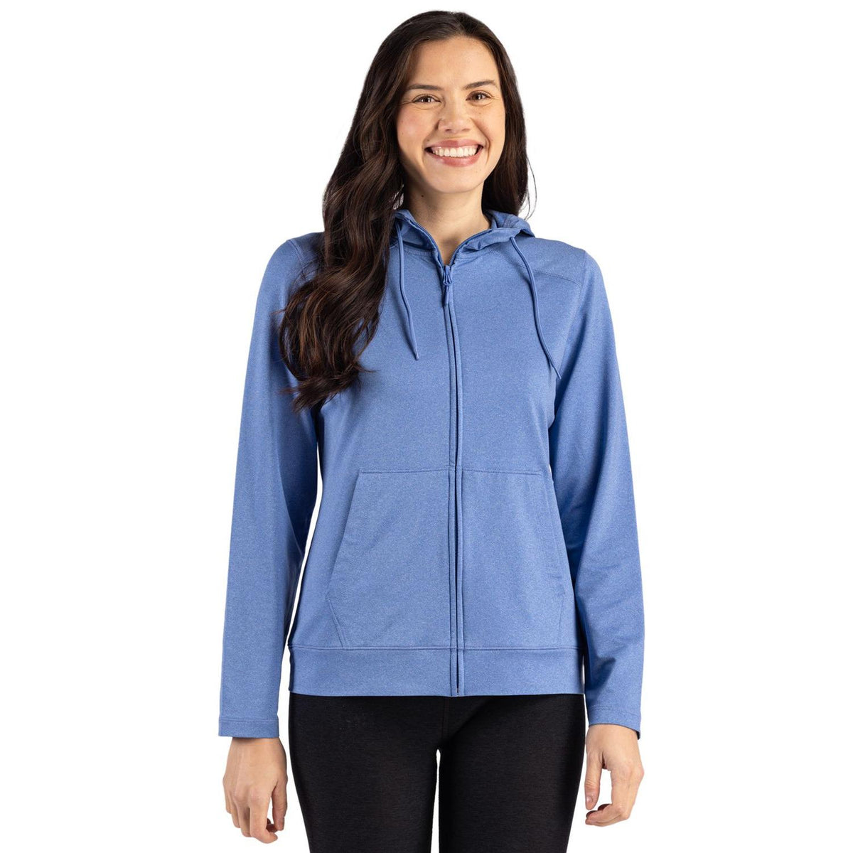 Clique Dash Recycled Womens Full Zip Hooded Sweatshirt