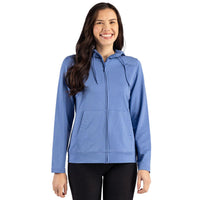 Clique Dash Recycled Womens Full Zip Hooded Sweatshirt